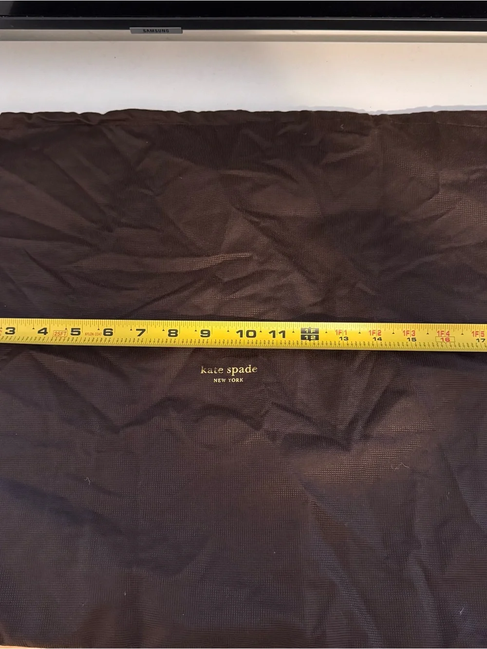 kate spade brown dust bag